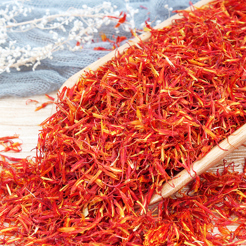 新疆红花茶中药材特级食用正品草红花茶叶泡脚泡酒泡茶泡水喝调理