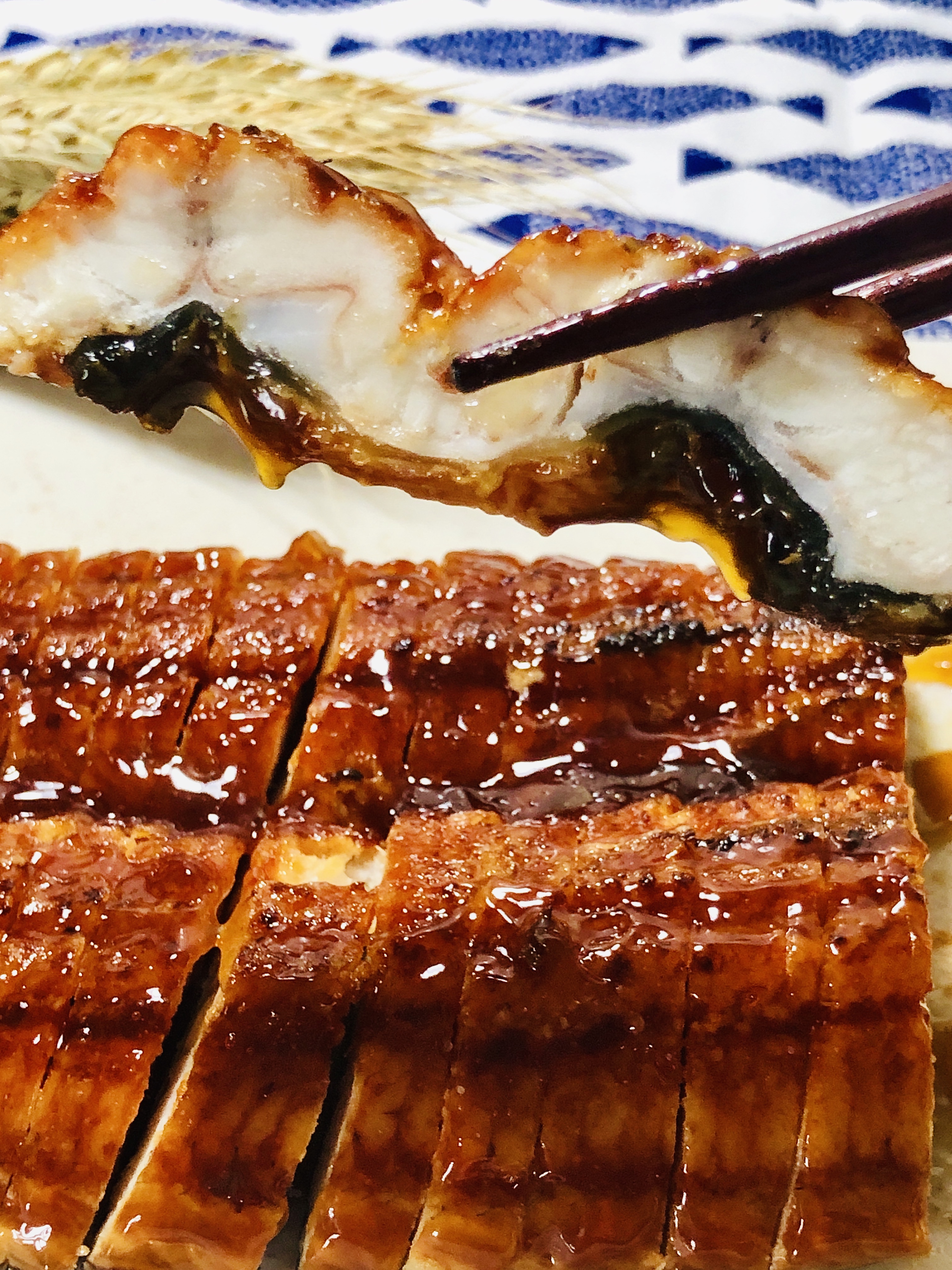 日式蒲烧鳗鱼碳烤蜜汁烤鳗鳗鱼饭寿司料理专用出口标准350g