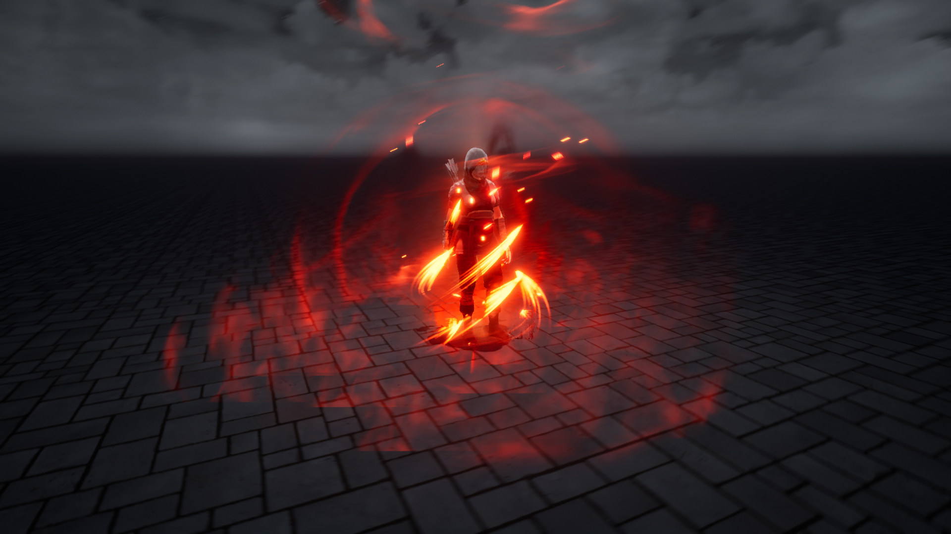 龙形盘龙buff技能状态加持游戏特效虚幻ue4设计素材