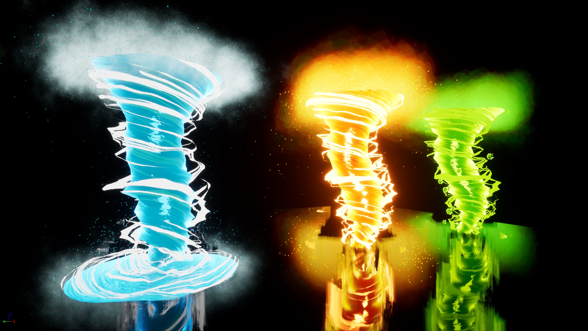 范围pack 法术 龙卷风 卡通 粒子 特效 stylized 虚幻4 aoe ue4 - 痕