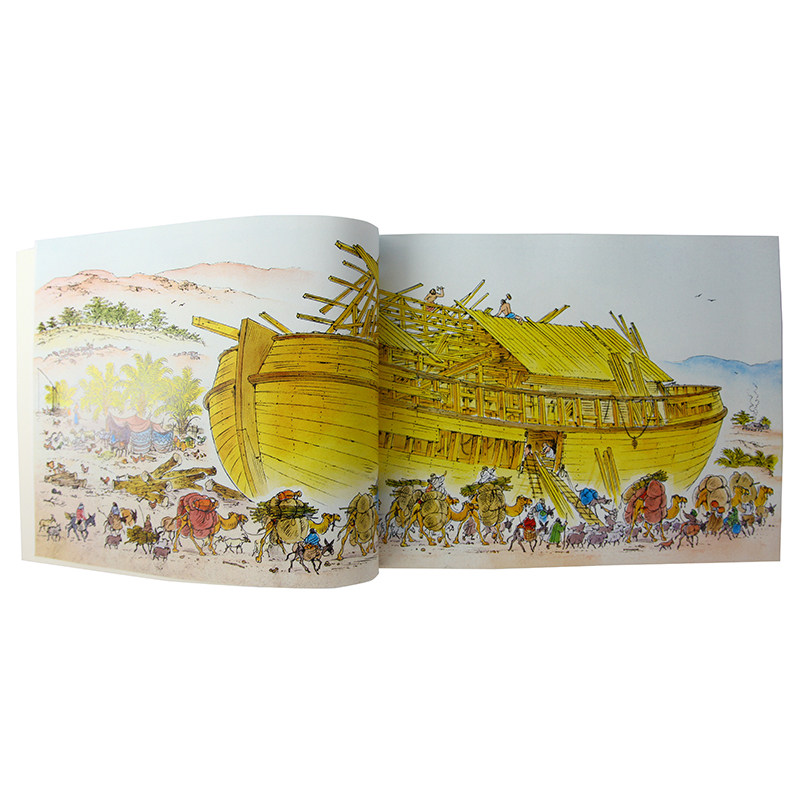 现货英文原版儿童阅读绘本故事书 noahs ark 诺亚方舟 1978年凯迪克