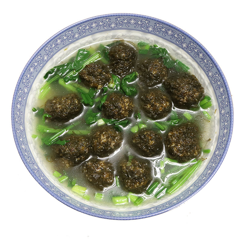 温州苍南特产发菜发财火锅食材小吃肉丸冷冻肉丸