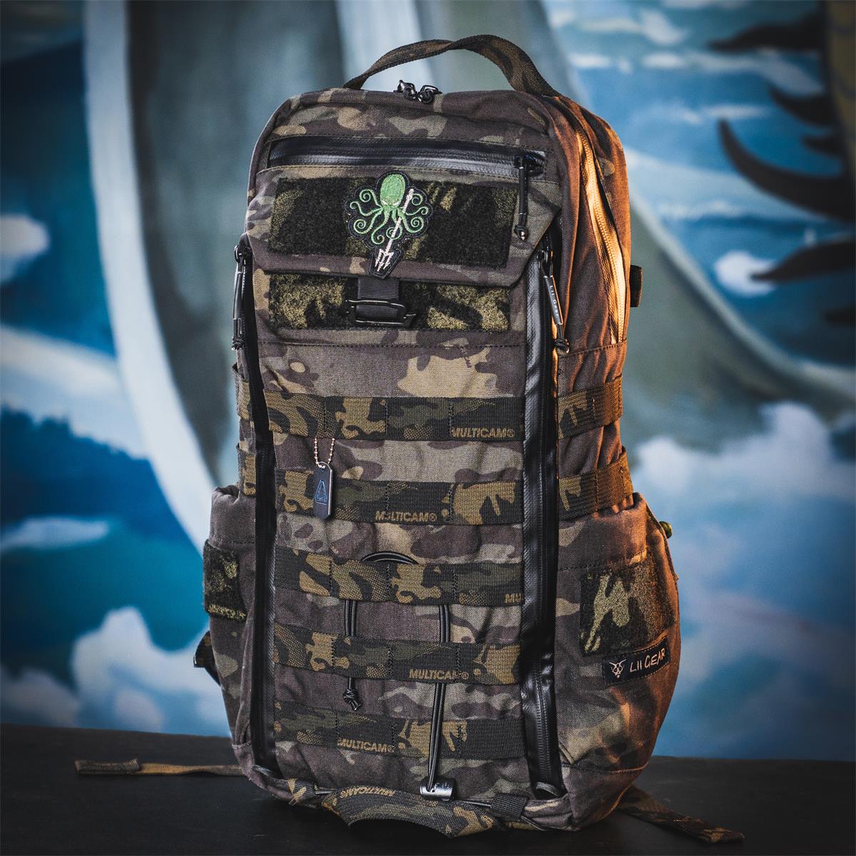 【LiiGear官方】 章鱼老师原创户外大容量多功能运动双肩休闲背包