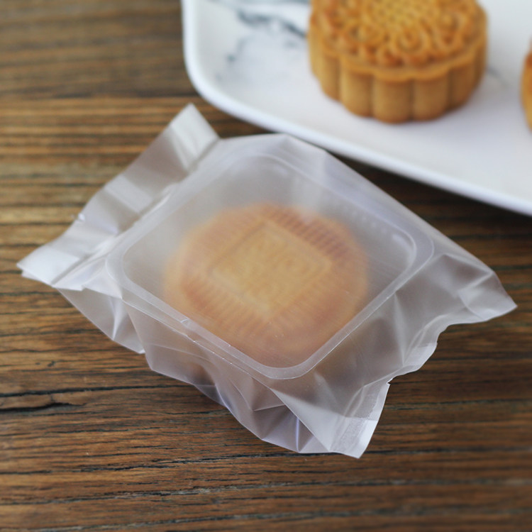 月饼包装吸塑底托机封袋 立体袋透明磨砂50g63g75g100g冰皮月饼 - 贝