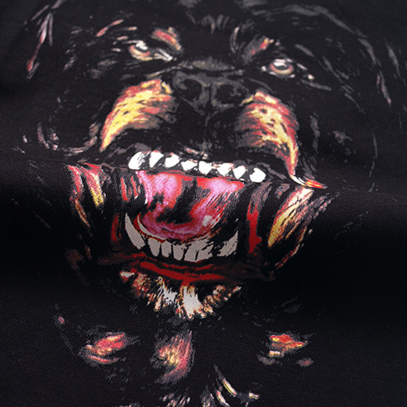 2020新款夏装欧美街头潮牌恶犬狗头短裤男女休闲裤