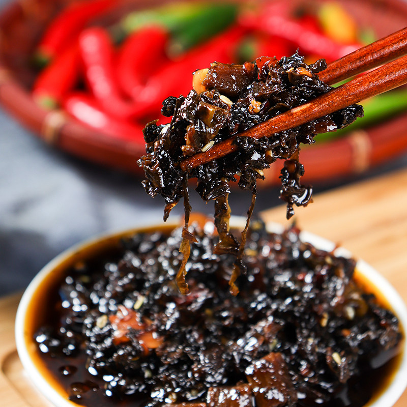 大足特产石魂冬菜脆笋下饭菜熟食即食辣的四川腌制