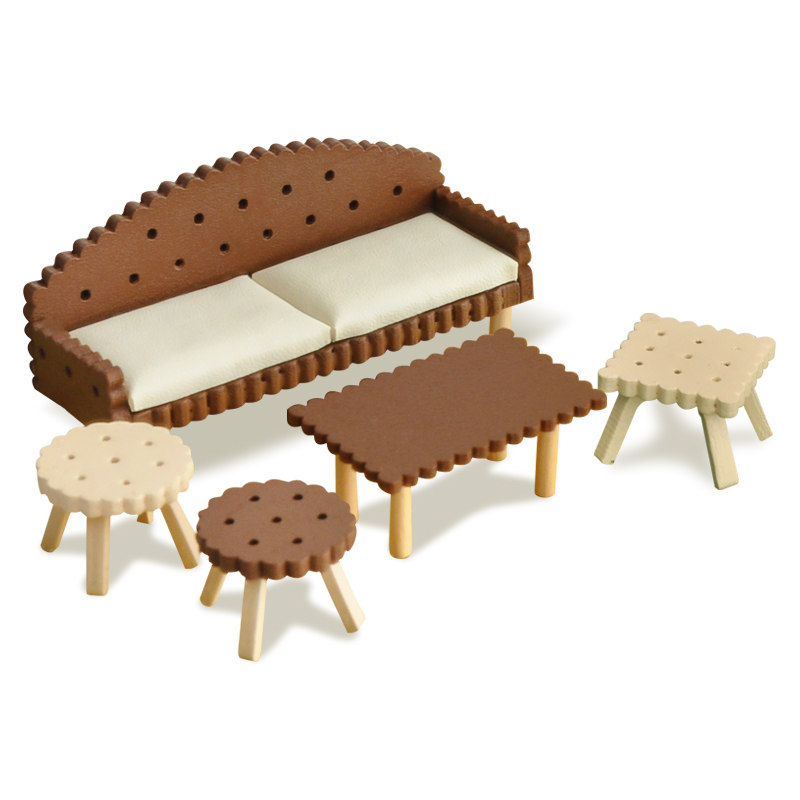 新diy小屋迷你小饼干家具手工制作拼装玩具创意生日礼物礼物女生