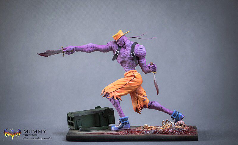 toysevolution工作室街机游戏系列第一名将老大木乃伊手办