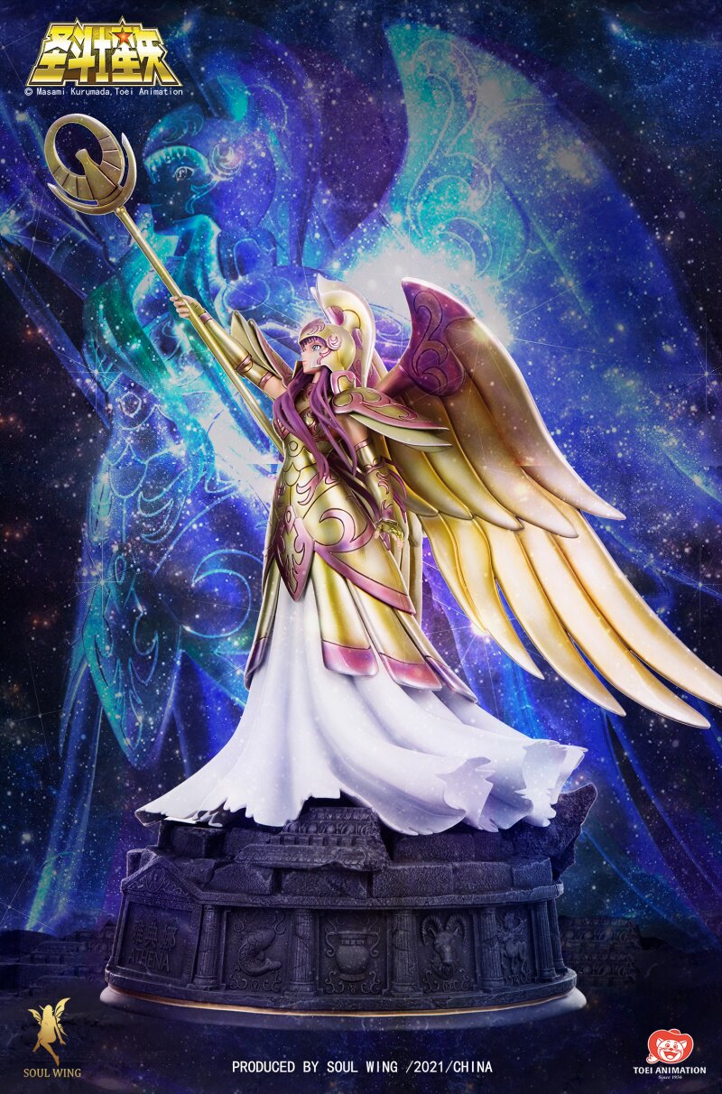 现货精灵正版授权圣斗士星矢圣斗士星矢女神雅典娜手办