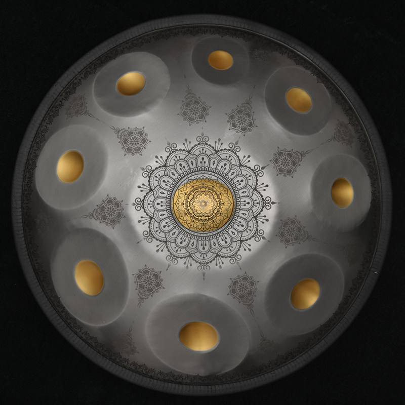 手碟十音onemoon钢舌手鼓空灵hangdrumhandpan手工其它民族乐器