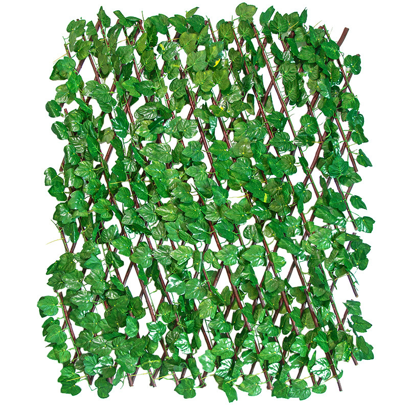 阳台庭院植物伸缩遮挡绿植栏杆护栏装饰绿植木篱笆防腐木栅栏围栏