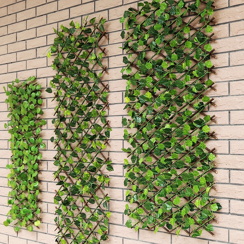 田园阳台庭院防腐栏杆植物伸缩围墙绿植护栏装饰绿植篱笆栅栏围栏