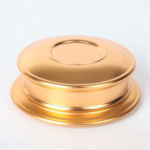 diy天然葫芦茶叶罐盖子三件套 自制储物罐配件密封ab金属口盖