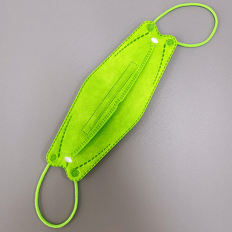 牛油绿色透气防晒夏防晒男女果绿防护一次性潮款口罩