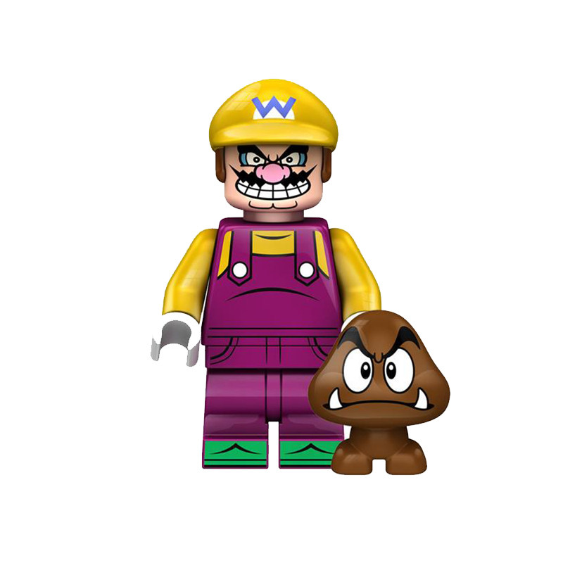 乐高积木人超级马里奥芝麻街奥斯卡系列卡通动漫拼插益智建构