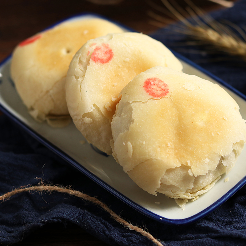 山东特产枣泥酥老式枣泥月饼 传统小吃糕点网红零食茶点心500g