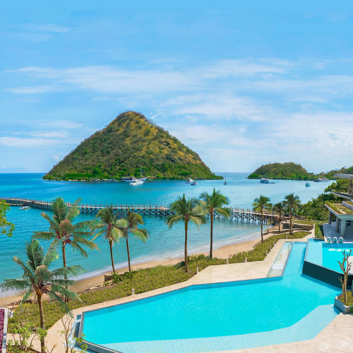 1单1团全国出发巴厘岛科莫多7天5晚粉色沙滩阿雅娜全海景房下午茶