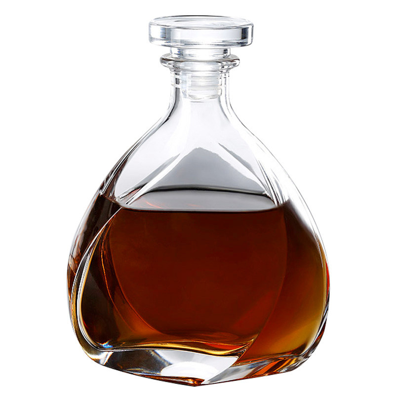 进口路易治水晶玻璃欧式威士忌酒樽带盖洋酒瓶子分酒壶家用