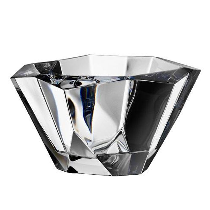 orrefors进口手工水晶玻璃家用precious透明水果沙拉碗