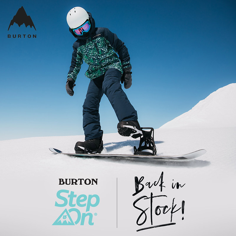 单板滑雪burton伯顿儿童stepon青少年快穿固定器滑雪鞋