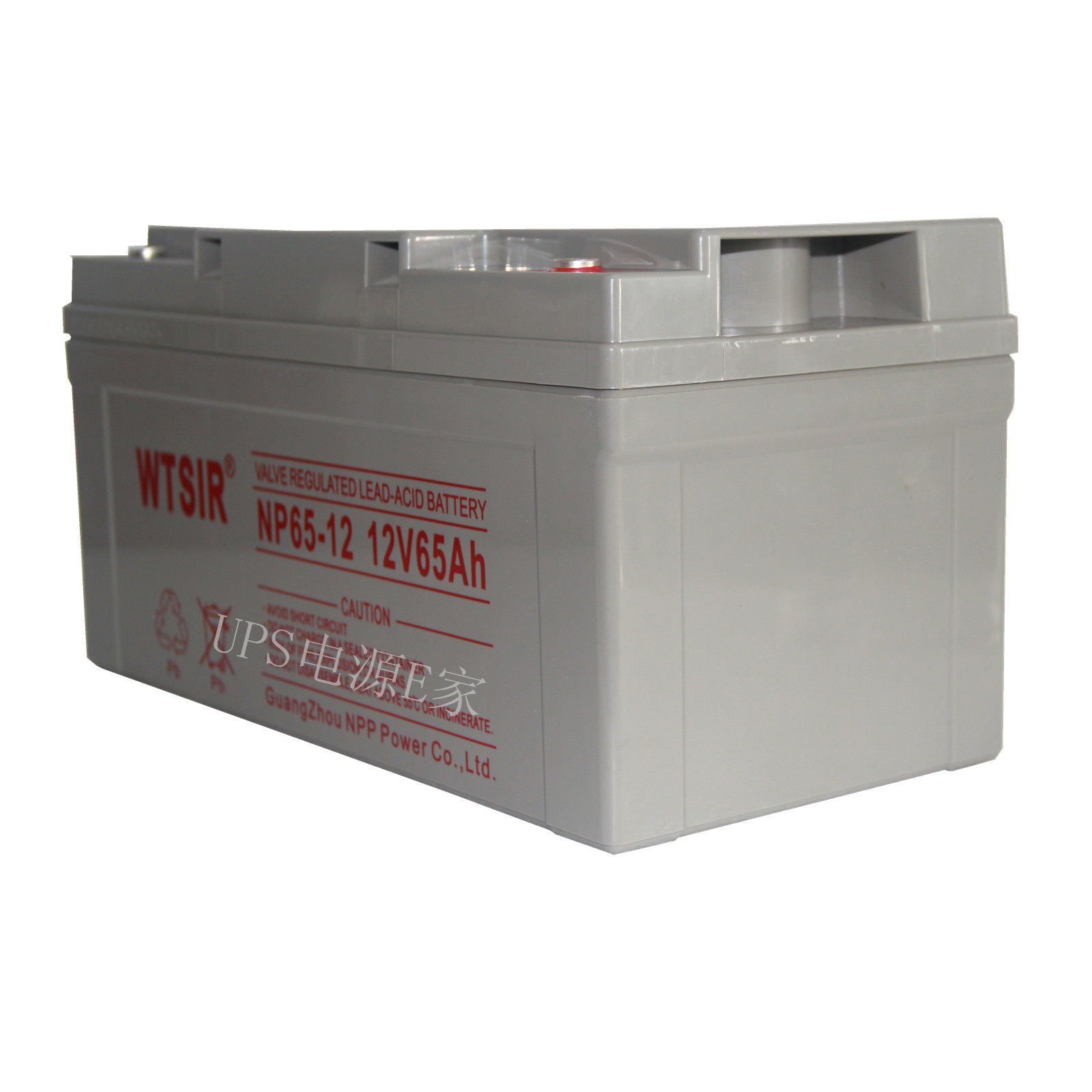 wtsir12v65ah维护蓄电池不间断ups电源大容量铅酸电瓶ups电源