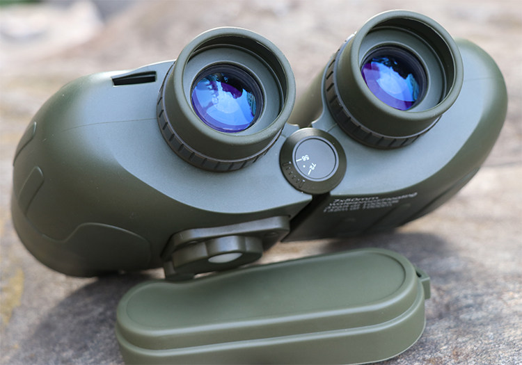 昆光750c双筒独立调焦望远镜罗盘厂家直销普通望远镜