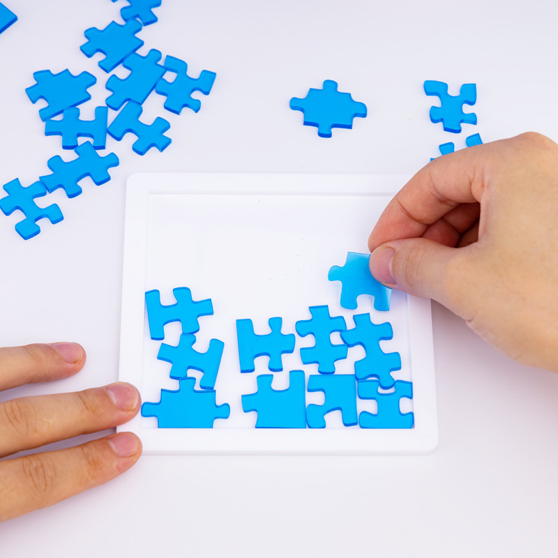 jigsawpuzzle拼图29块19块超难烧脑玩具10级塑料拼图