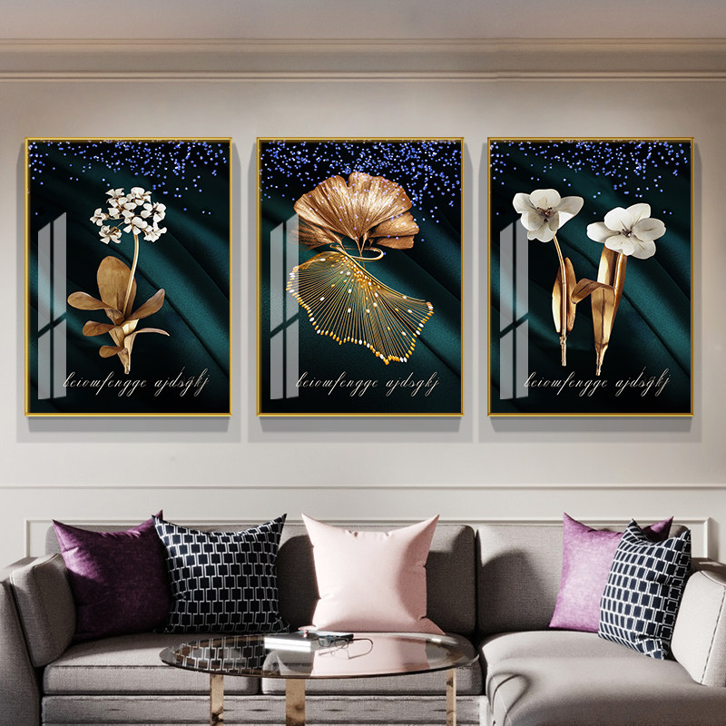 现代简约客厅装饰画轻奢玄关墙面挂画沙发背景墙壁画现代装饰画