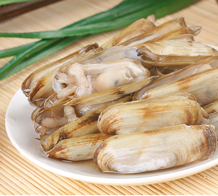 温州蒲岐风味特产味鲜华湫腌制咸蛏蛏子