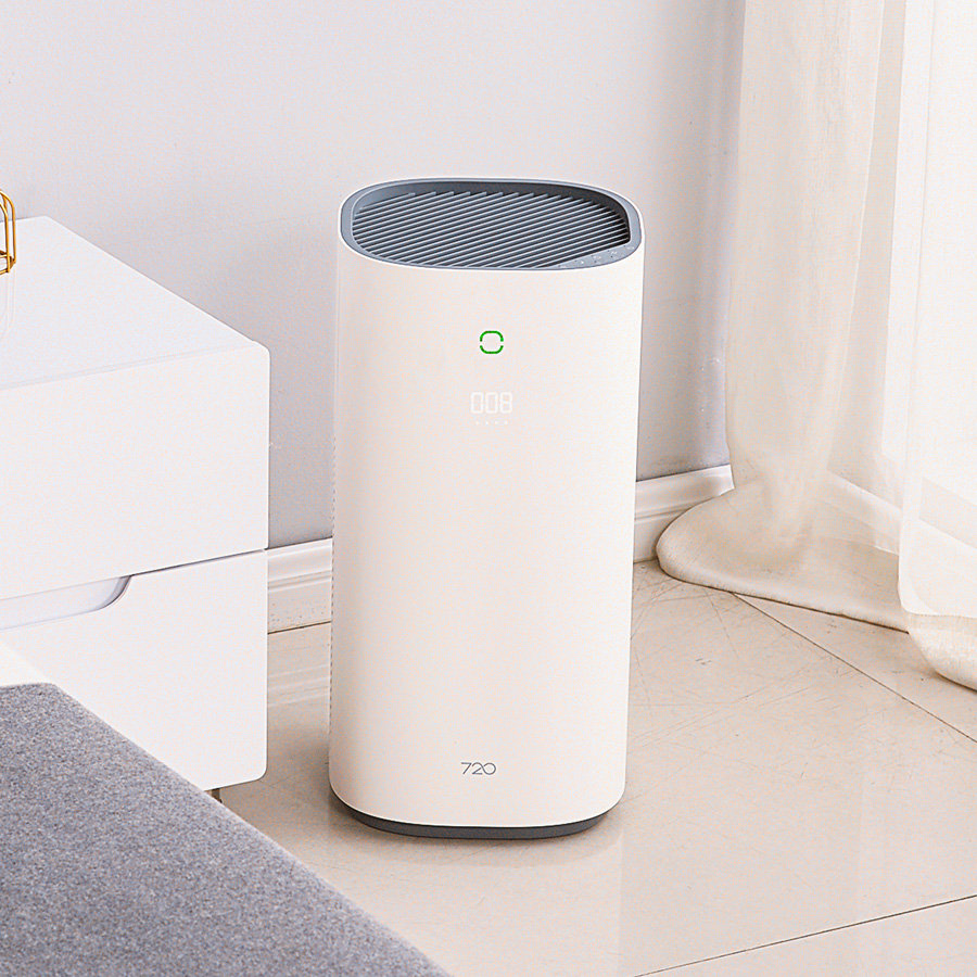 华为智选720空气净化器家用小型除甲醛二手烟负离加湿一体净化机