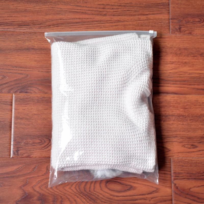 40*30羊毛衫服装拉链袋羊绒包装袋 春秋装收纳袋毛衣自封塑料袋子