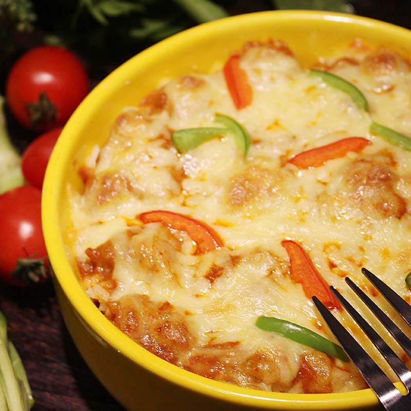 咖喱土豆牛腩芝士焗饭料理包速食冷冻快餐盖浇饭外卖半成品美食