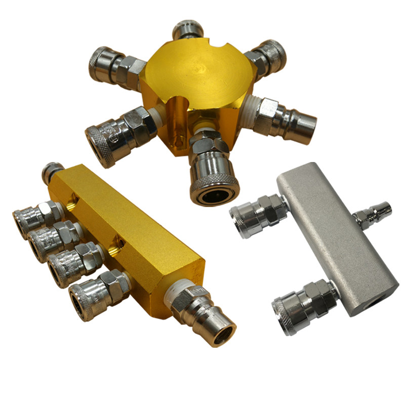 空气气管接头分配器气排油水分流压缩气路分离气动元件