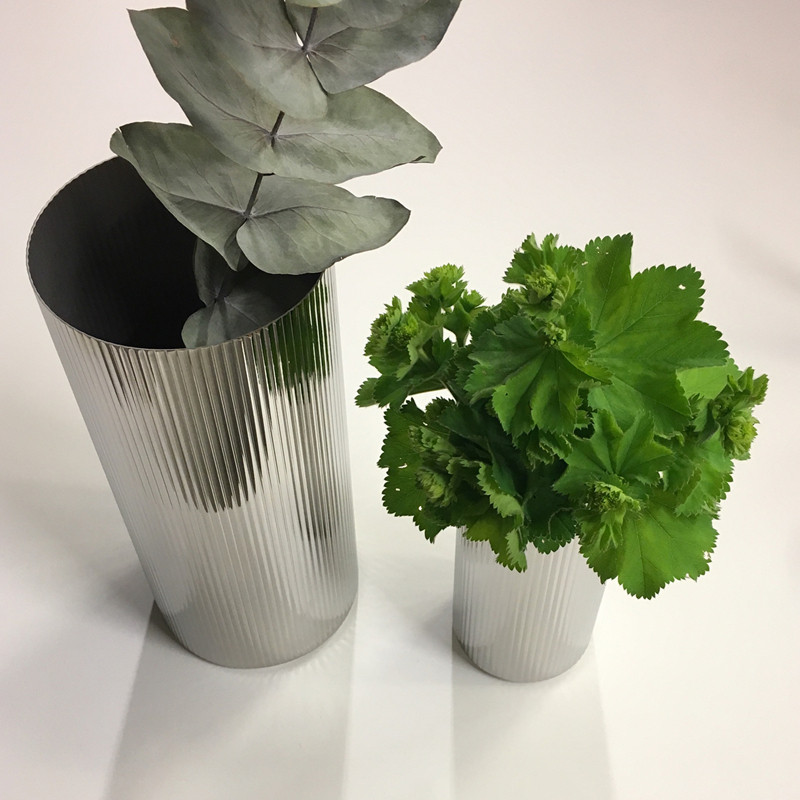 丹麦王子georgjensen乔治杰生花瓶不锈钢插花花花花瓶