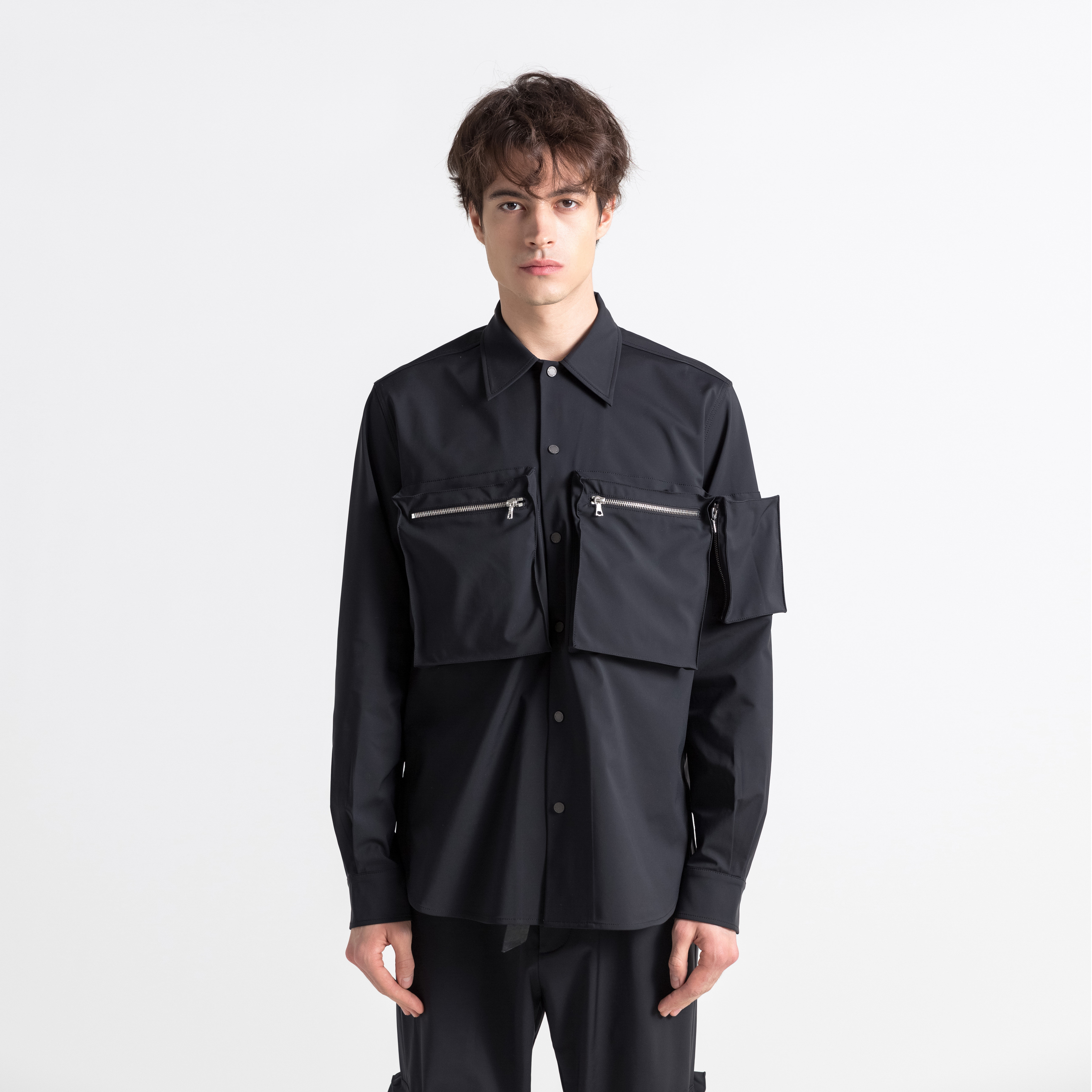 官方直发gallianolandor20ss尼龙口袋衬衫衬衫