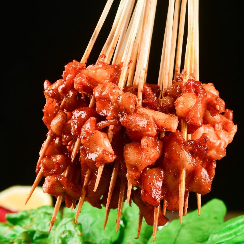 掌中宝小串鸡脆鸡软骨串油炸串商用烧烤小肉串铁板小串一件1200串