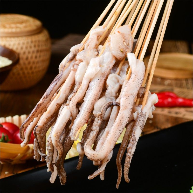 鱿鱼须串1200串新鲜冷冻商用深海脆口食材铁板其它