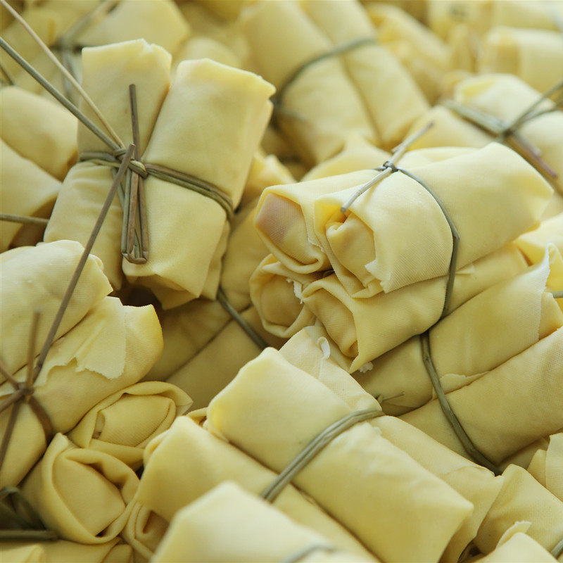 好吃宁波特产吃草千张面结速食早餐豆腐皮火锅千张