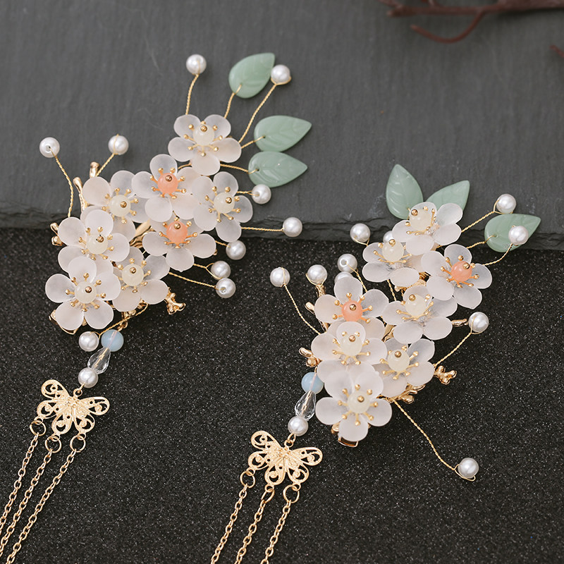 仙气古风发饰古装配饰步摇流苏发夹古代汉服发饰