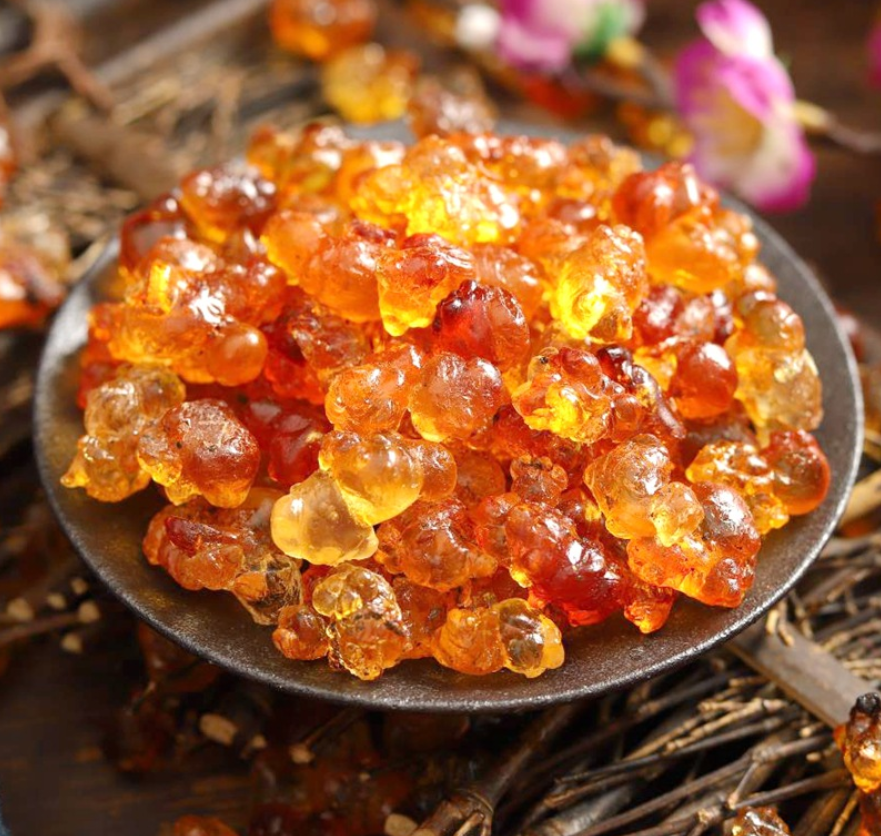 精选桃胶天然野生老树树胶桃花原产地250g可配桃胶