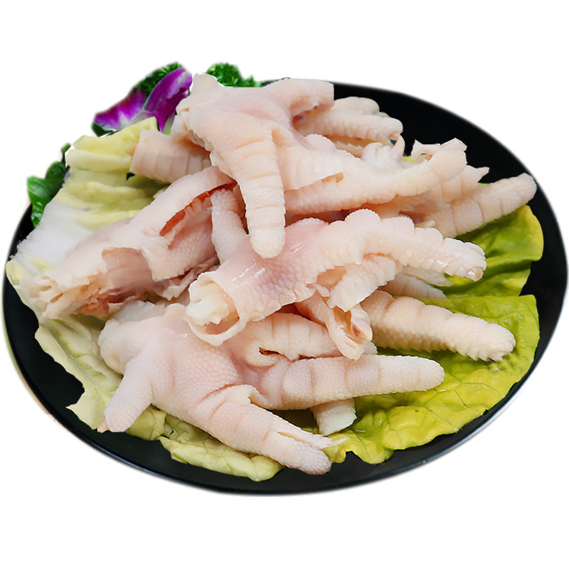 火锅食材无骨凤爪冷冻食品脱骨鸡爪生鲜卤菜无骨鸡爪5斤装配菜品
