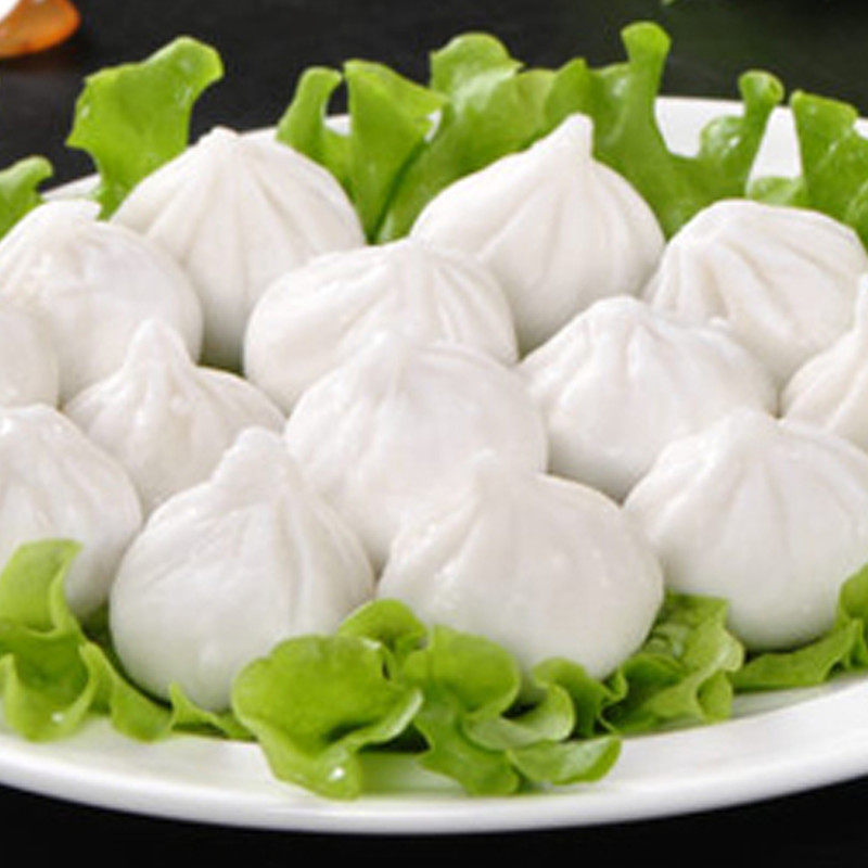 重庆火锅食材新鲜 火锅配菜品新鲜食材水晶糯米包子 水晶包子10个