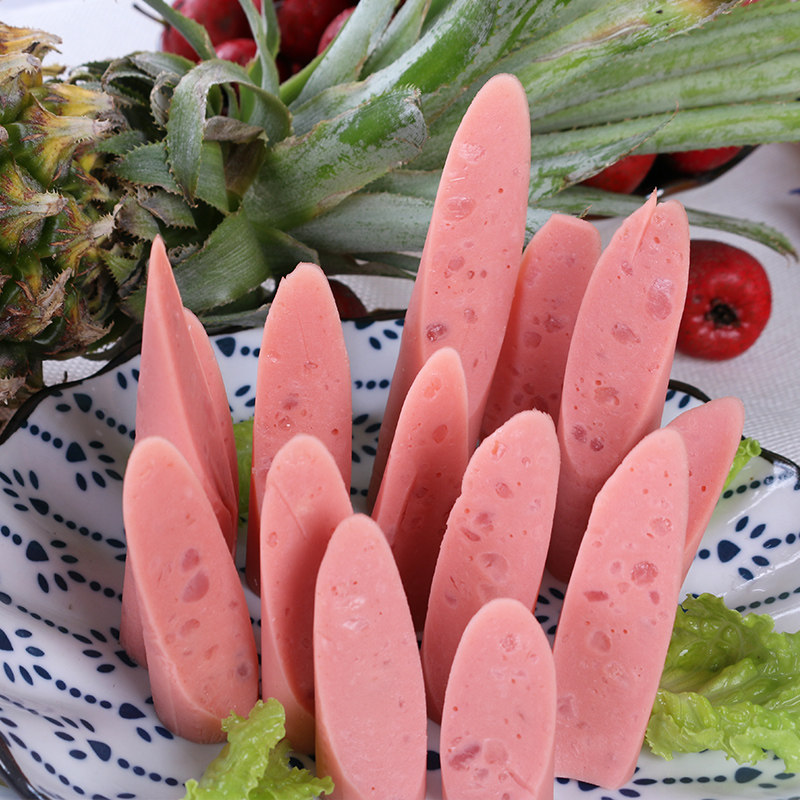 火腿肠春都旗舰店淀粉200g10袋王中王泡面整箱批发包装即食肠类