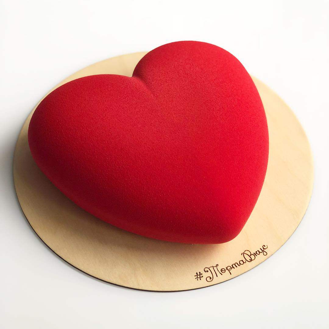 情人节钻石爱心心形硅胶模具法式烘焙西点慕斯烘焙模具