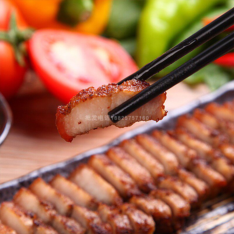 台湾酒菜预制烟熏腌制烤肉烧烤下酒特色叉烧生猪肉