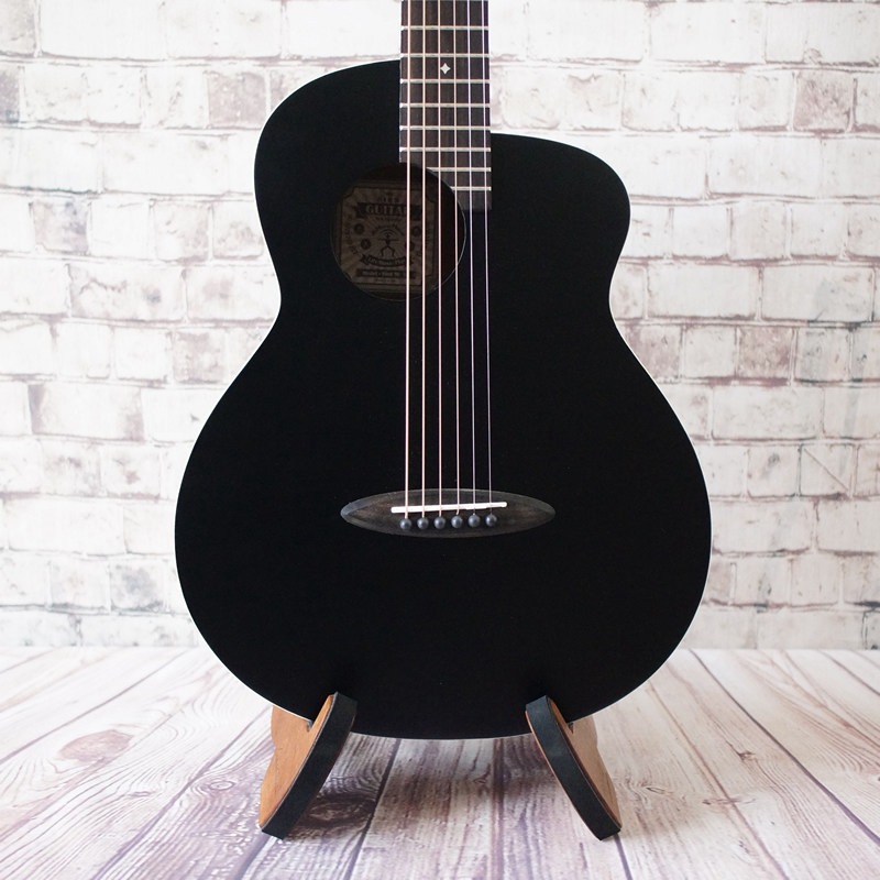 吉他彩虹人黑色36寸41寸单板旅行民谣夜光ml16吉他-民谣吉他