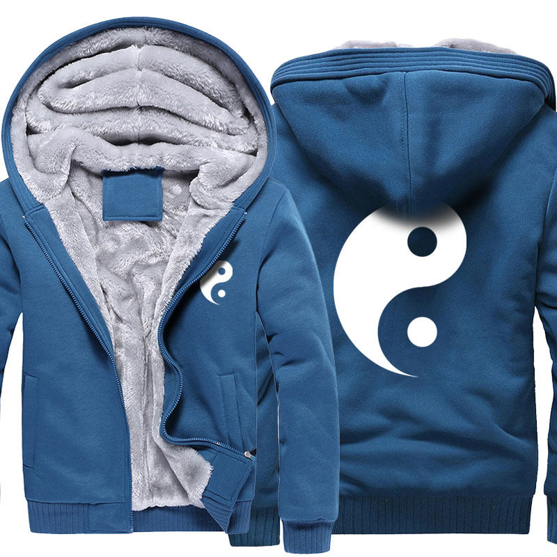 国学周易阴阳八卦衣服外衣简约不倒外套太极拳卫衣