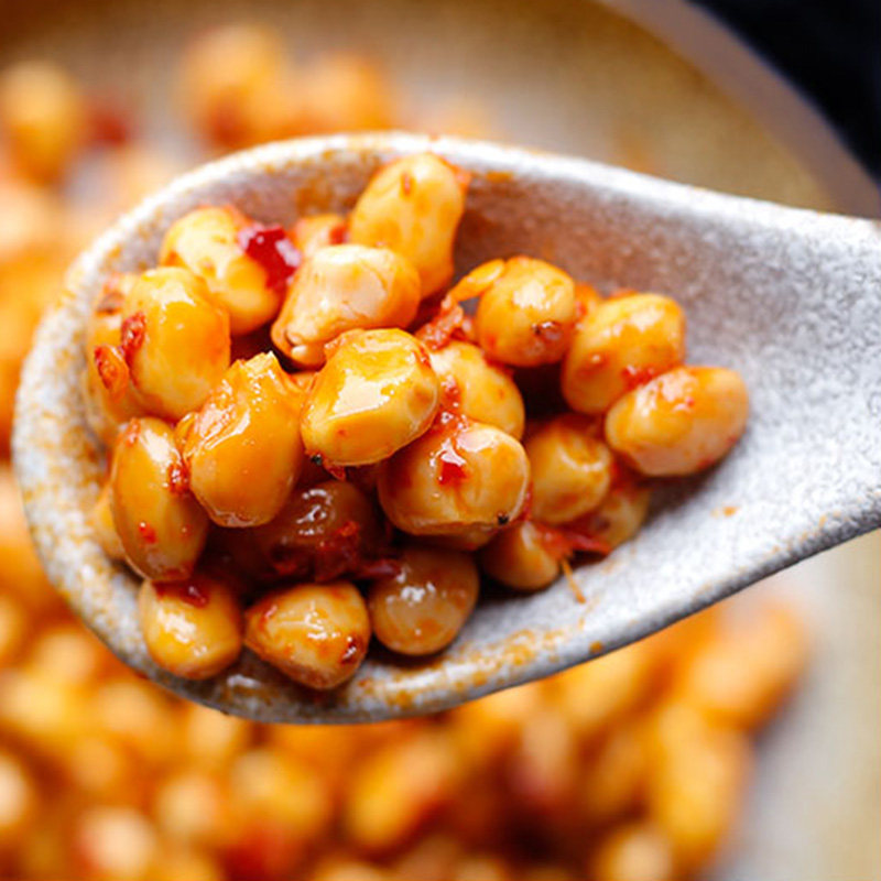 鲜香八豆腊八豆下饭菜拌饭拌面酱豆豆子豆瓣腌制