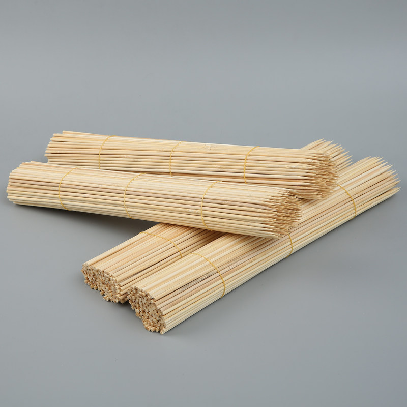 烧烤竹签40cm40mm一次性棉花糖面筋糖葫芦长竹签子竹签