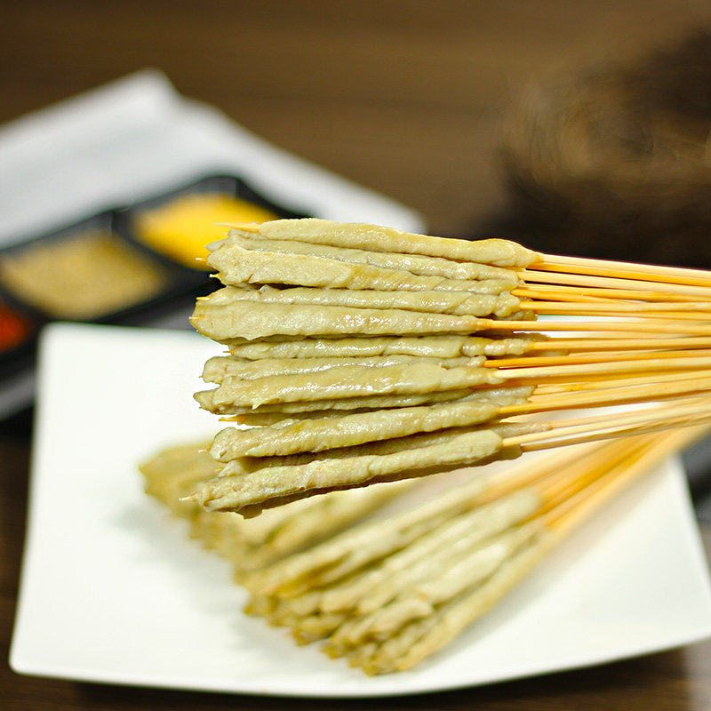 面筋小串网红条串夺命烧烤油炸串批一件3000串面筋制品